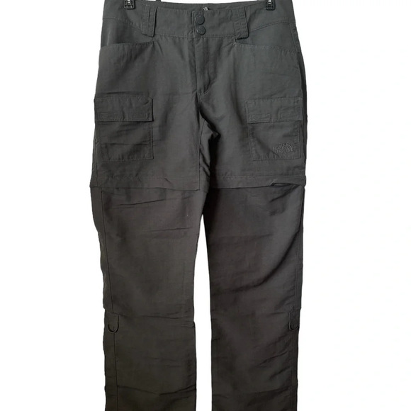 THE NORTH FACE Convertible Women Outdoor Athletic Gray Pants Size 4 - Picture 1 of 11